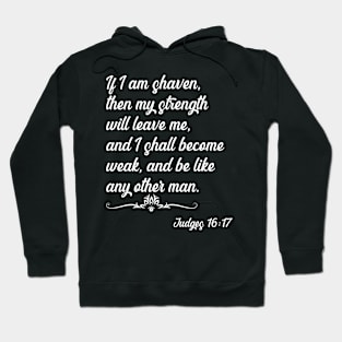 Beard Gift Funny Biblical Quote Hoodie